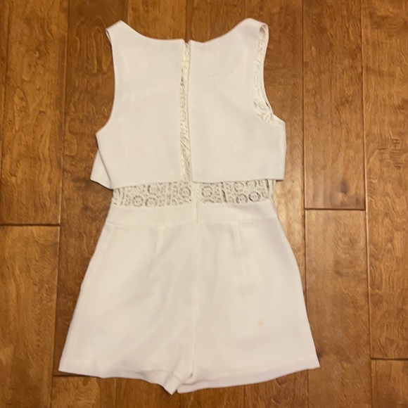 Marciano white lace romper - Picture 3 of 11